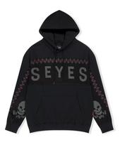 Yes Ic Y.E.S Jacquard Skull Hoodie Black S