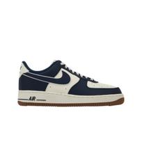 Nike Air Force 1 07 LV8 College Pack - Midnight Navy Vyriški sportbačiai Blue Sail Medium-Gum-Brown DQ7659-101 41 beige