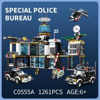 Warma Building Block Children'S Swat Toy Boy Patchwork Police Car Military Aircraft Model See details below