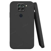 For Redmi Note 9 Case Cover Xiaomi Redmi Note 9 Capas Silicone Liquid Phone Bumper TPU Soft Case Redmi Note 9 4G Global Fundas juoda