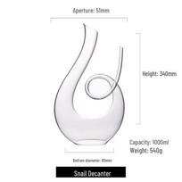 U-shaped Swan Red Wine Decanter