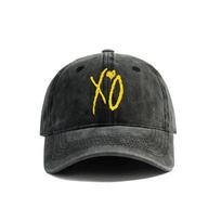 2025  XO The Weeknd Baseball Cap Distressed Hats Cap Men Retro Outdoor Summer Adjustable Dad Hat  Fashion Adjustable