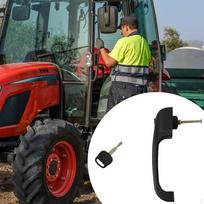 Forklift Cab Door Lock Handle Loader Locking Multipurpose Sturdy Direct Replaces Universal for Screw style