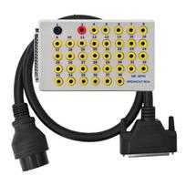 New 38 Pin OBD Breakout Box OBD2 Line Signal Tester Protocol Detectors CAN Data Link Diagnostic Tool For Benz Car