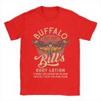 Buffalo Bill Body Lotion Deaths Head Moth TShirt  For Adult Hip Hop Print Tshirt Short Sleeve Y2K Basic Clothing S