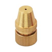High-Pressure Copper Adjustable Atomizing Nozzle for Electric Sprayers brown
