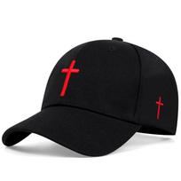 Unisex Cross Embroidery Snapback Baseball Caps Spring and Autumn Outdoor Adjustable Casual Hats Sunscreen Hat Adjustable