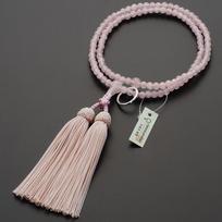 Takita Shoten Buddhist Altar Soto Zen Buddhist Prayer Beads Rose Silk Tassel Prayer Zen Formal Prayer Beads of Manufacture by Kyoto Prayer Bead issued rožinė