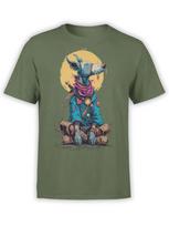 Mystic Hound Tshirt Fantasy Dog Tee With Warrior Monk Vibes Unisex S
