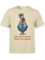 Bacon Patrol Dog Tshirt Unisex S