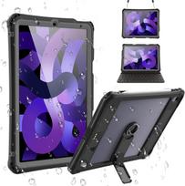 MRUOZRUI Waterproof Case iPad Air 11-inch (M2)/5th/4th Gen 10.9-inch Full-Body Protection Screen Protector Pencil Holder Made 10.9/inches&Ipad Air 4/5/6/7&TPU + PC juoda