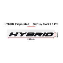 Fit For lx570 SUPER SPORT HYBRID Car Letter Logo Sticker Tail Bumper Badge Auto Rear Trunk Emblem Decals Accessories HYBRID-Split body juoda