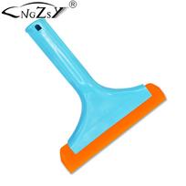 Flexible Silicone Squeegee Auto Handle Water Blade Wiper Car Household Cleaning Tools Glass Door Window Tint Tool Cleaner B101 mėlyna