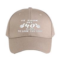 it took me  years to look this good Woman Man Summer Baseball Cap Adjustable with Curved Brim Protection Sun Hats Adjustable