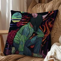 Rooster Jacket game Hotline Miami pillow cover living room sofa cushion cover bedroom room bed pillow cover home decoration 35x35cm