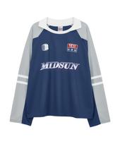 Mid Sun Wild Spirit Football Jersey-Blue Charcoal/L