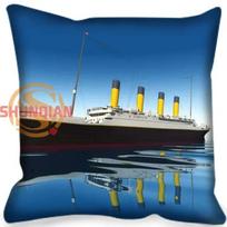 Hot Custom Titanic Square Pillowcase Custom Zippered Bedroom Home Pillow Cover Case 35X35cm,45x45cm 35x35cm