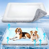 Dog Cooling Mat, Pet Summer Cooling Pad, Neck Protection Dog Mat, Indoor Sleeping Dog Bed, Summer Cooling Mat, Pet Floor Mat (as the picture,61*48CM)