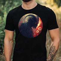 T-Shirt Herren Dämon mit Löwenzahn Motiv Baumwolle Größe XS bis 5XL S