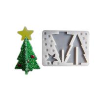 Concrete Moulds Christmas Tree 3D Puzzle Ornament Mold Handmade Accessory Suitable for Enthusiasts and Home Decors Lover 1
