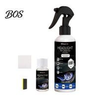 Minor Scratch Repair Polish Headlight Restoration Kit, Car Lens Cleaner for Yellow Haze, DIY Paint Sealant UV Protection Remover, Restore Clarity 1 Set