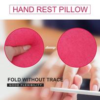 Memory Foam Nail Art Hand Pillow Soft Sponge Manicure Arm Rest  For Nail Salon rožinė raudona spalva