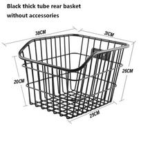 Metal Large Cart Basket Universal Bicycle Basket  Electric Bicycles Accessories 1