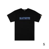 KATSEYE – Denim Logo Black T-Shirt [KATSEYE ESSENTIALS Official MD] S gray