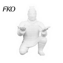 Durable Plastic Pen Stand Terracotta Warrior Desk Decor, 3D Printed Soldier for Creative Stationery Storage Office, Ancient Pencil Holder, Home Office