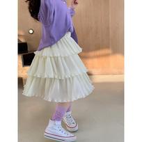 Girls Summer Tiered Cake Dress Kids Tutu Princess Dress Baby Party Gown 90