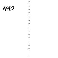 Wall-mounted Height Tracker Decal 200cm Chart Wall Kids Growth Tracking Sticker Self-Adhesive User-friendly Kids' Measuring Ruler for Nursery 200cm