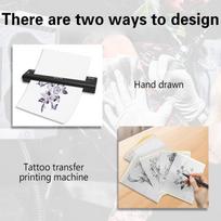 10 Pcs Tattoo Transfer Paper A4 Size 4 Layers Freehand Tattoo Transfer Machine Thermal Copier Stencil Paper Quality Stencil onesize