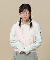 Bbc Earth W Teddy Frozen Block Hoodie_Light Pink Pink/090