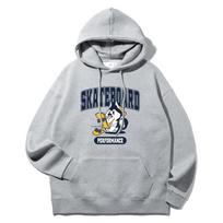 Alvin Clo Husky Oversized Hoodie Avh853 (2 Colors) Gray (Fleece-Lined)/L