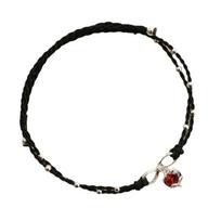Rope Weave Double Layer Anklet Simplicity Design Women Jewelry Tassel Ankle Chain  Friends juoda