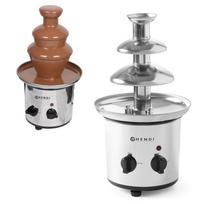 Czekoladowa fontanna do czekoladowego fondue stalowa 170w - hendi 274101
