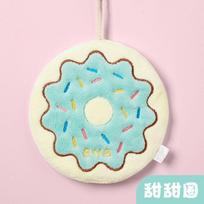 1 Piece New Korean Cute Cartoon Hanging Kitchen Hand Wipe Quick Drying Triple Layer Thick Coral Velvet Towel mėlyna