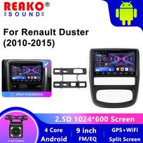 9 inch Android OS Car Radio Multimedia Video Stereo Player Navigation GPS Wireless CarPlay WIFI for Renault Duster 1 2010 - 2015 9''-2+64