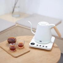 1500 W elektrinis virdulys žąsies kaklelio ąsotis Rankinis kavos puodas termopuodas temperatūros valdymo vandens virdulys išmanusis arbatinukas 800 ml UK balta