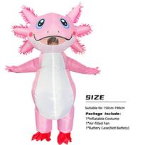 Inflatable salamander animal Cosplay costumes Halloween Funny Fancy Dress Halloween Party Holiday One Size