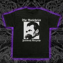 Friedrich Nietzsches Antichrist Tshirt  Philosophy Existentialism Gothic Style Couples AllSeason Casual Loosefitting Top XL
