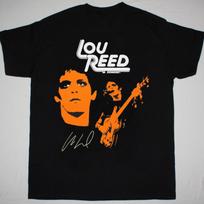 Lou Reed In Concert 1973 Tour Promo Black Unisex T-shirt Full Size S to 5XL GC02 Unisex T-Shirt S