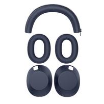 Aukščiausios klasės ausinių dėklas Silikoninis apsauginis dangtelis sony WH-1000XM6 Ausinėms Rankovė Ausinių apsauga Ausinių priedai juoda