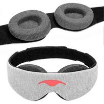 Sleep Mask - 100% Light Blocking, Adjustable Sleeping Mask with Detachable Eye Cups, Ultra Comfortable for Women & Men, Zero Pressure on Lashes, Perf
