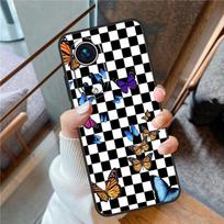 Checkerboard Sunflower For Honor Magic 8 Pro 5 6 7 Lite Case Cover For Honor 90 70 50 400 200 X8a X8b X9a X9b X9c Honor Magic6 Pro