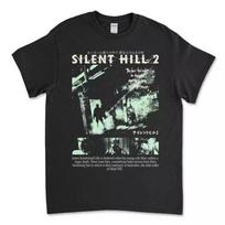 New Silent Hill 2 Black Shirt Horror Survival Gaming Shirt S