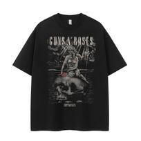 2026 Guns N Roses Band Retro American Cotton Rock LongSleeved TShirt Comfortable Breathable HighQuality Ins By Y2k Style S