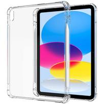 Clear Case for iPad A16 11th Generation 11 Inch 2025 & iPad 10th 10.9 Inch Cover 2022 with Pencil Holder Soft TPU Back Shell For iPad A16 11th 11" 2025&10.9&TPU blue