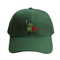 Huzzah Frog With Sword Woman Man Baseball Cap Adult Adjustable with Curved Brim Hiking Fishing Hat trucker cap Adjustable
