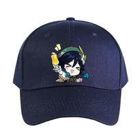 Genshin Impact Chibi Venti Cap Summer Woman Man Adult Casual Fashion Casual Adjustable Fishing Hat Sun Hat Adjustable